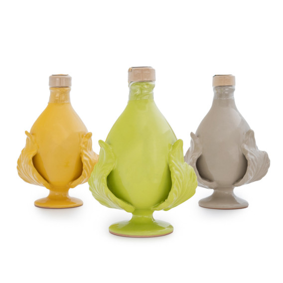 PUMO PUGLIESE – Keramikflasche mit Bio Olivenöl extra nativ