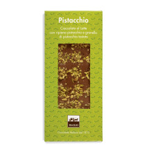 MILK CHOCOLATE BAR FILLED WITH PISTACHIO CREAM