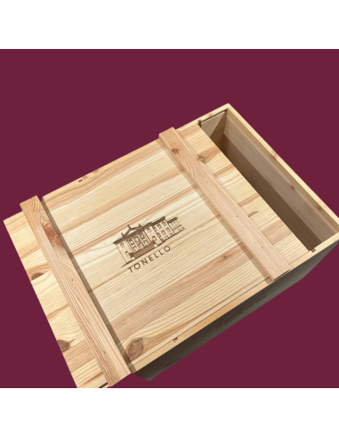 Wooden box to the Tonello Magnum wine (1,5 Lt)