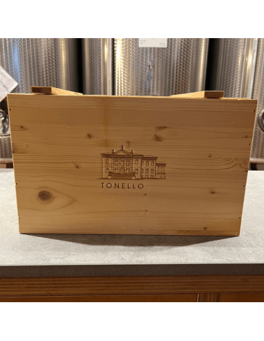 Wooden box to the Tonello Magnum wine (1,5 Lt)
