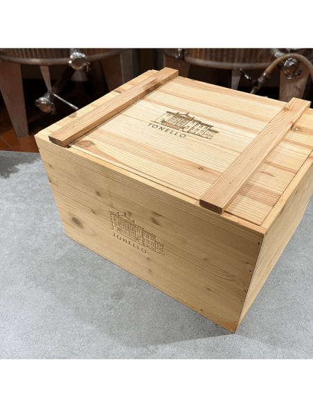 Holzkiste für the Tonello Magnum wine (1,5 Lt)